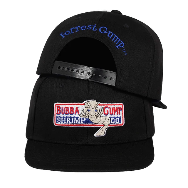 Bubba Gump Baseball Cap - Rot, Verstellbar, Gestickt! Perfekt Für Sport & Cosplay