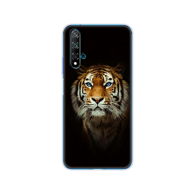 For Huawei Nova 5T Case Soft TPU Back Silicon Phone Cover For Nova5T 5 T YAL-L21 6.26'' Fundas Coque Bumper Skin shockproof