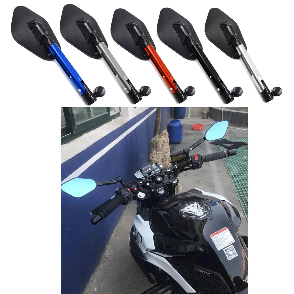

Универсальные мотоциклетные круглые боковые зеркала заднего вида для Yamaha, Kawasaki, Honda, Suzuki
