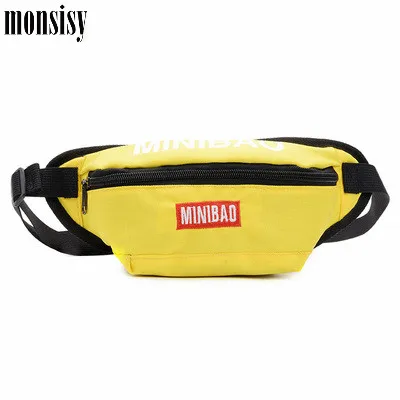 yellow Monsisy, поясные сумки для детей, поясные сумки для мальчиков и девочек, поясные сумки, Детские нагрудные сумки, кошелек для монет, дорожный карман, поясные сумки - Цвет: yellow