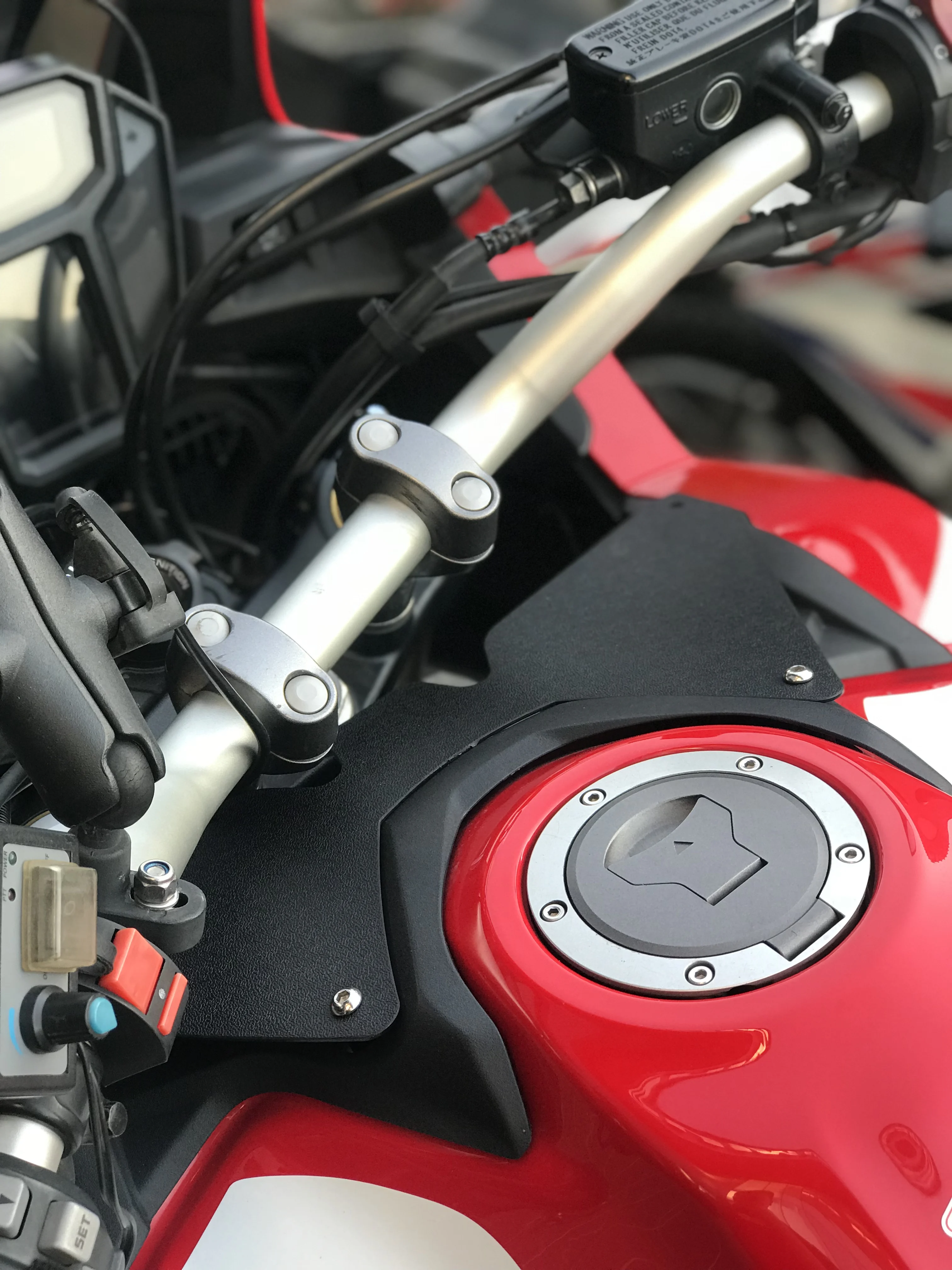 Африка двойной CRF1000L Forkshield верхний воздушный поток WindDeflector для Honda CRF 1000L CRF 1000 L Африка двойной