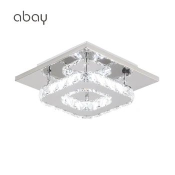 

Modern White K9 Crystal Ceiling Lamps LED Lamps High-power Living Room Crystal Ceiling Lamp Led Lustre Light Ceiling Lights