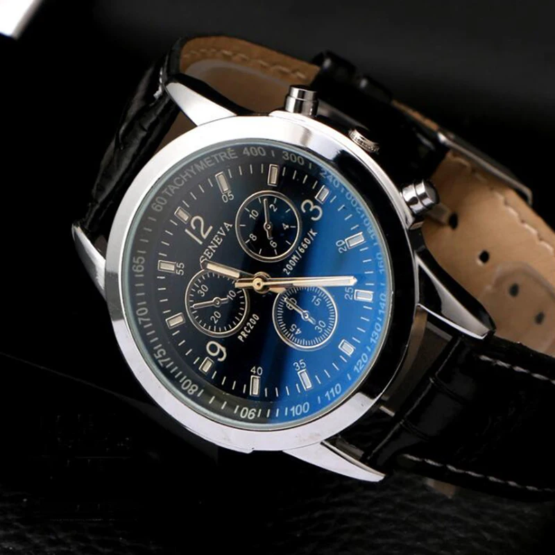 relogio masculino Fashion Leather strap Mens Analog Quarts Watches Business Men Wrist Watch top Brand Luxury Casual male Clock
