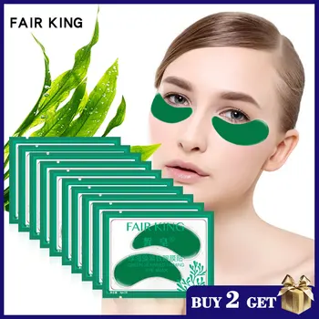 

Green Seaweed Eye Mask Nourishing Moisturizing Hydration Eye Patches Dark Dircles Remove Wrinkle Face Skin Care Mask 10pcs/lot