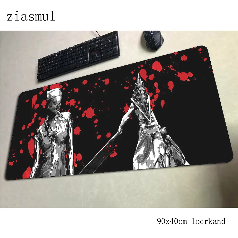 Коврик для мыши silent hill большой компьютерный геймерский коврик 900x400x3 мм padmouse