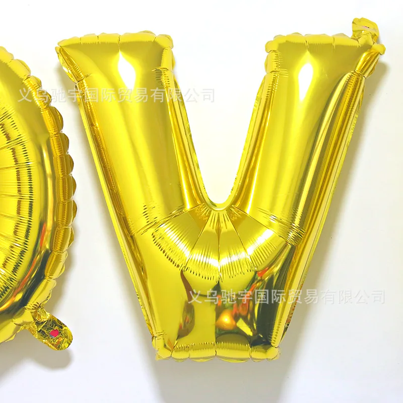 32-Inch Golden Lettered Aluminum Film Balloon Wedding Decoration Valentine's Day Decorative Large Size LOVE Foil Balloon Set