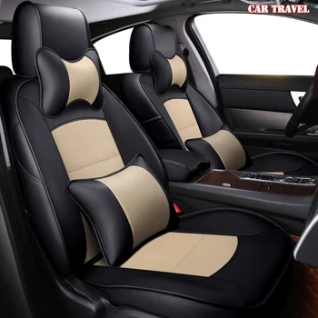 

CARTRAVEL Custom leather car seat cover for ssangyong kyron actyon korando rexton Rodius Rexton 2011 Tivolan car seats