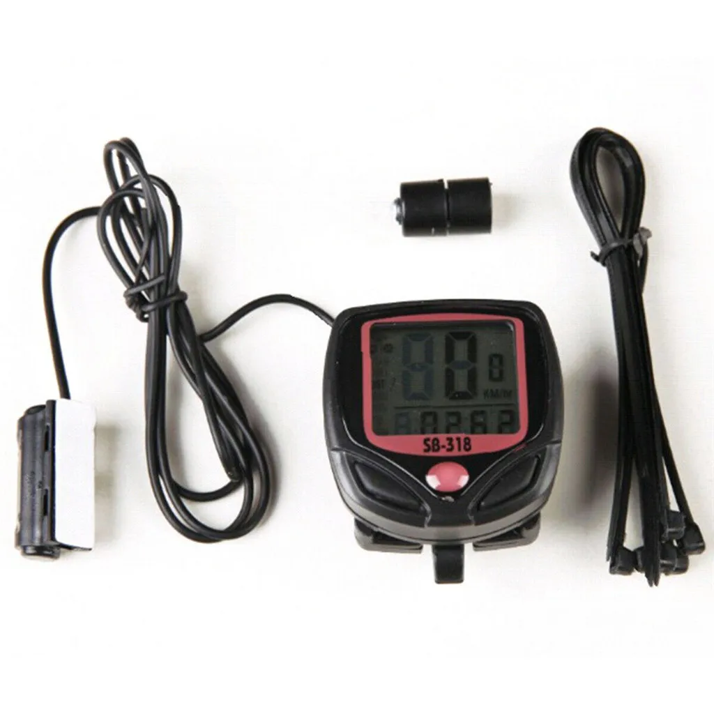 

Bike Computer With LCD Digital Display Waterproof Bicycle Odometer Speedometer Cycling Stopwatch Riding Bicycle Computer #h