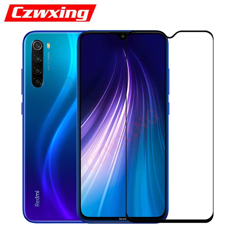 Стекло для Redmi Note 8 с полным покрытием экрана защита Pro закаленное стекло Xiaomi Note8 8Pro