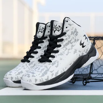 

Kids Sneakers Thick Sole Boys Basketball Shoes Children Sport Shoes Outdoor Boy Trainer Basket High Quality Top Soft Non-slip