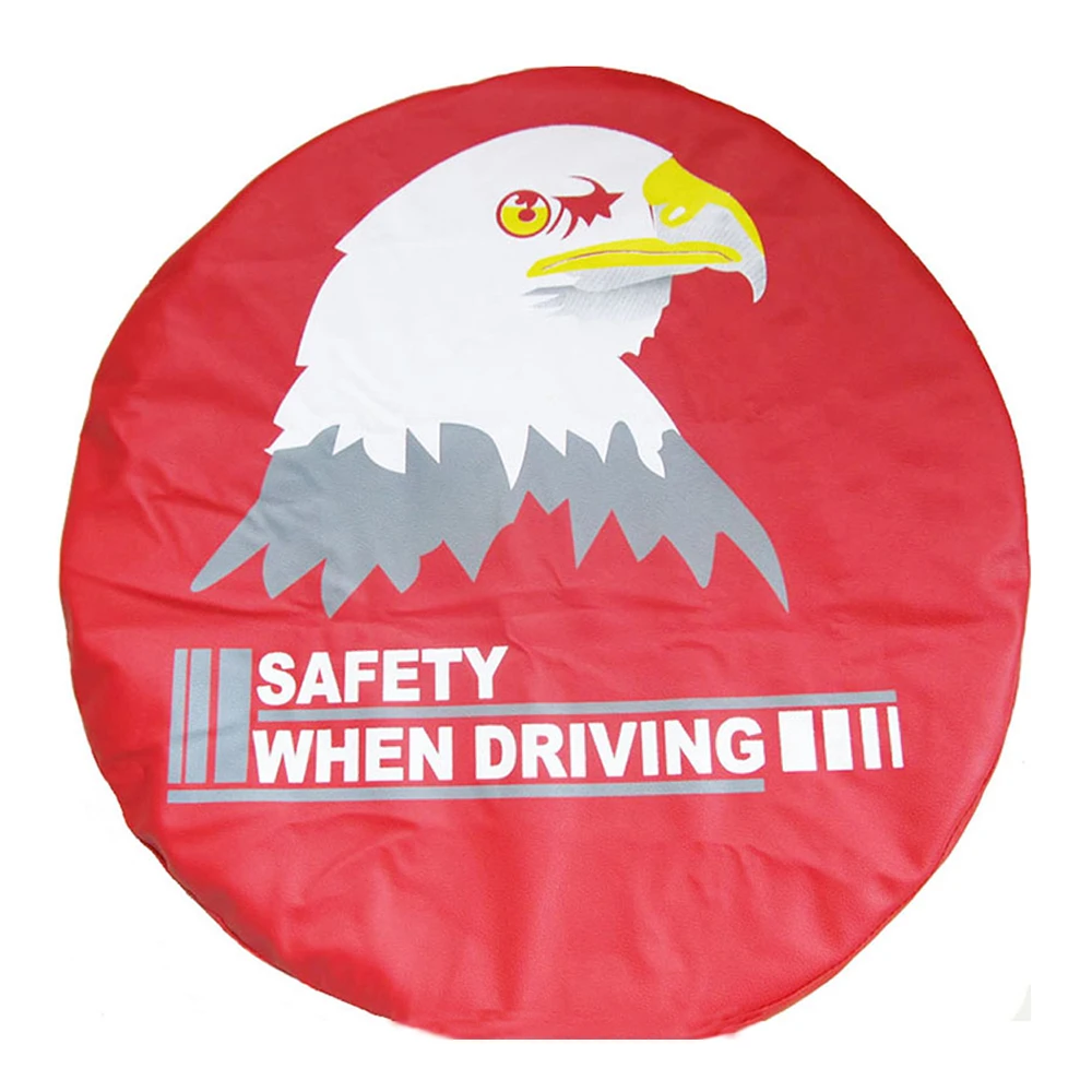 

14" 15" 16" 17" Inch PVC Leather Spare Tire Cover Case Protector Bag Pouch For Jeep Hummer Land Rover Ford Ecosport Skoda Yeti