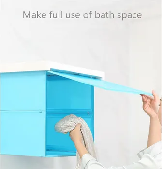 

Bathroom, clothes, lockers, murals, shelves, toilet, wall mounted wall, non perforated, foldable storage