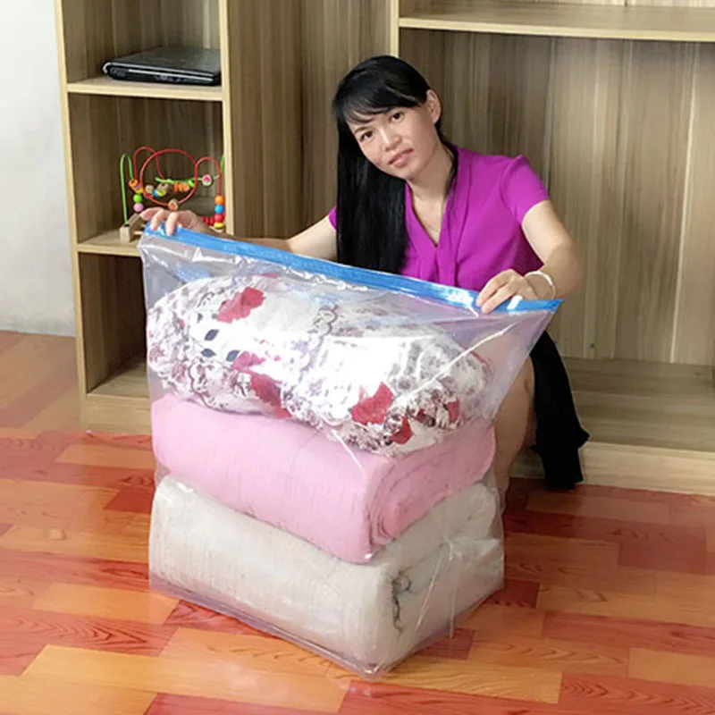 InGuard Cube вакуумные пакеты для хранения Jumbo экстра большие сжатые пространства экономии сумки для подушек для утешителя работы со всеми чистящими средствами
