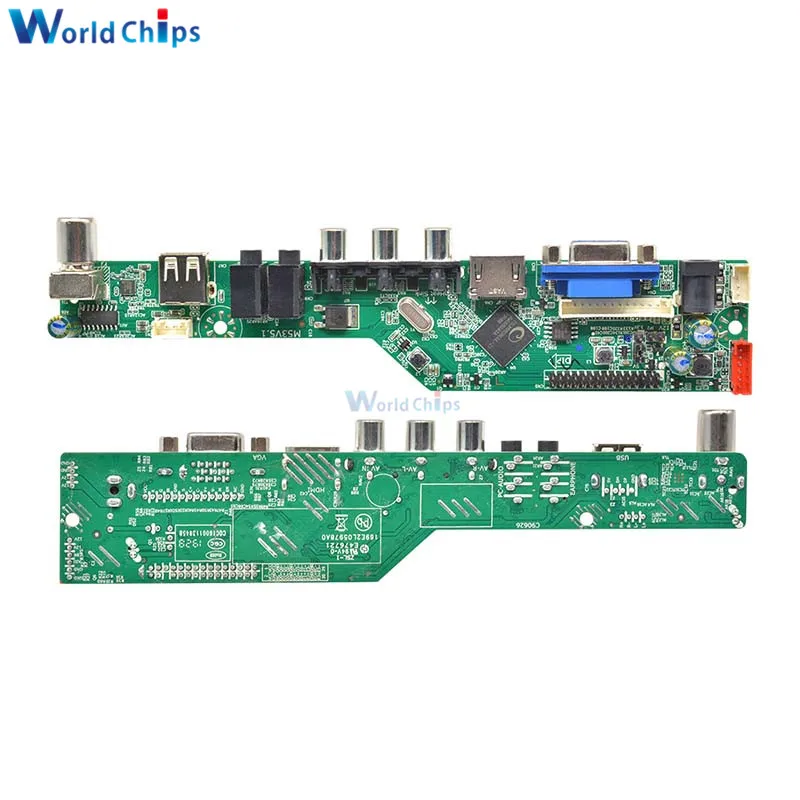 Универсальный ЖК контроллер плата разрешение ТВ материнская VGA/HDMI/AV/TV/USB HDMI