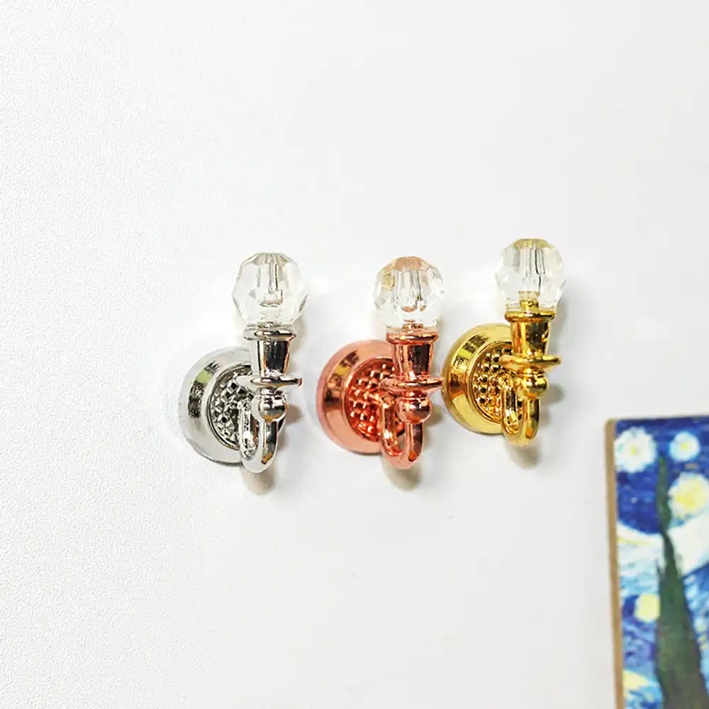 2個1 12ドールハウスミニチュアアクセサリーミニ壁ランプポジショニングと爪モデルシミュレーションのおもちゃドールハウスの装飾 家具おもちゃ Aliexpress