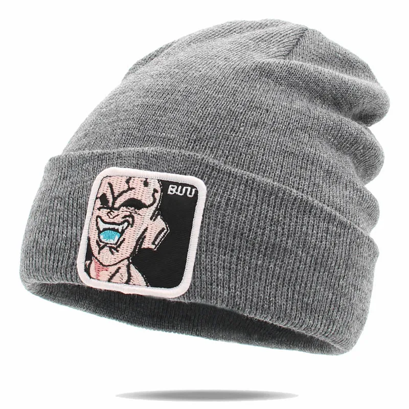 Дропшиппинг аниме Dragon Ball winte hat для мужчин и женщин вязаная зимняя шапка вязаная Лыжная шапка унисекс модная шапка gorro touca - Цвет: 40