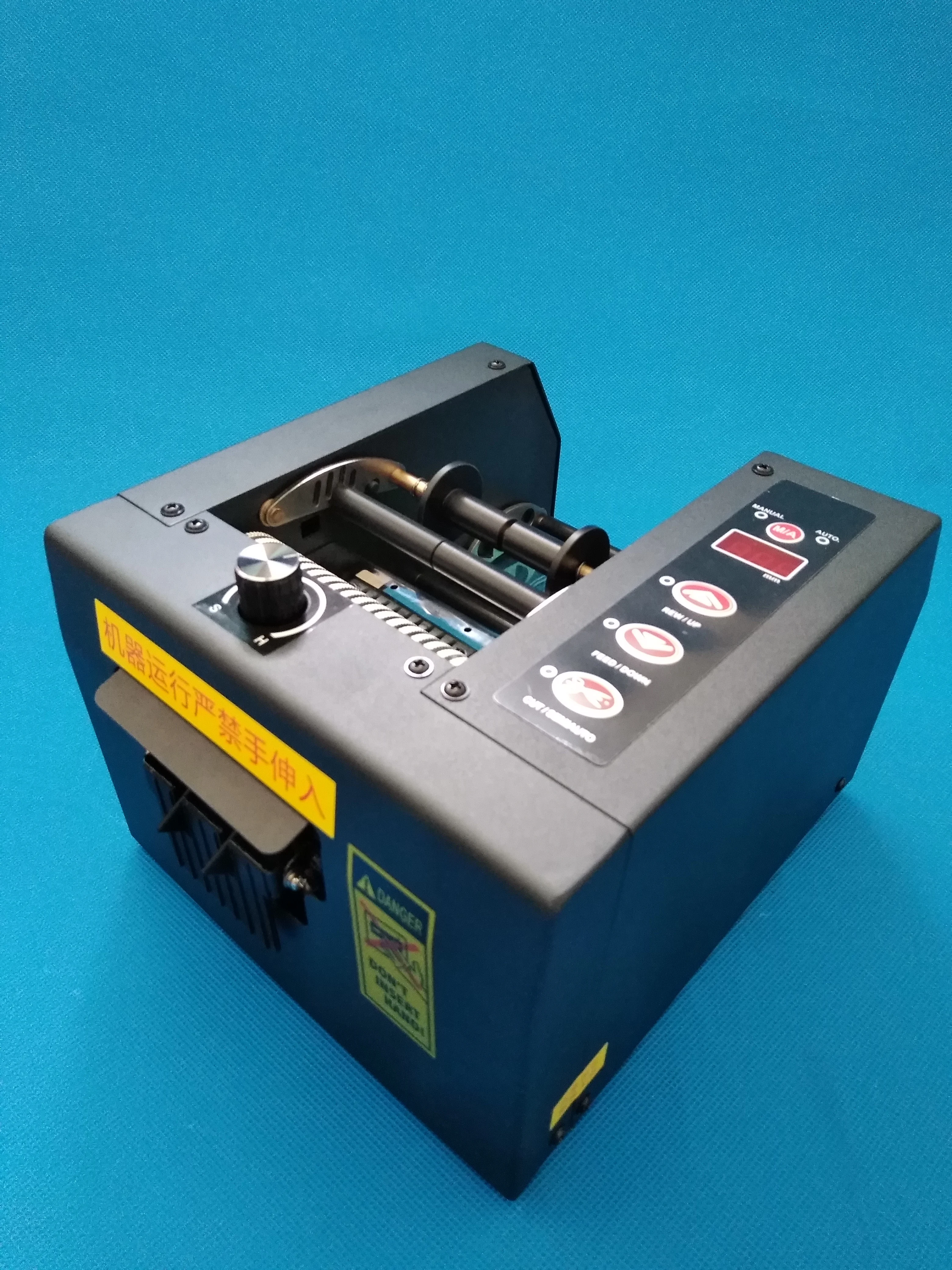 Máquina de vapeo automática nova ZCUT-80, distribuidor de papel con cortador, 8-80mm, da fita