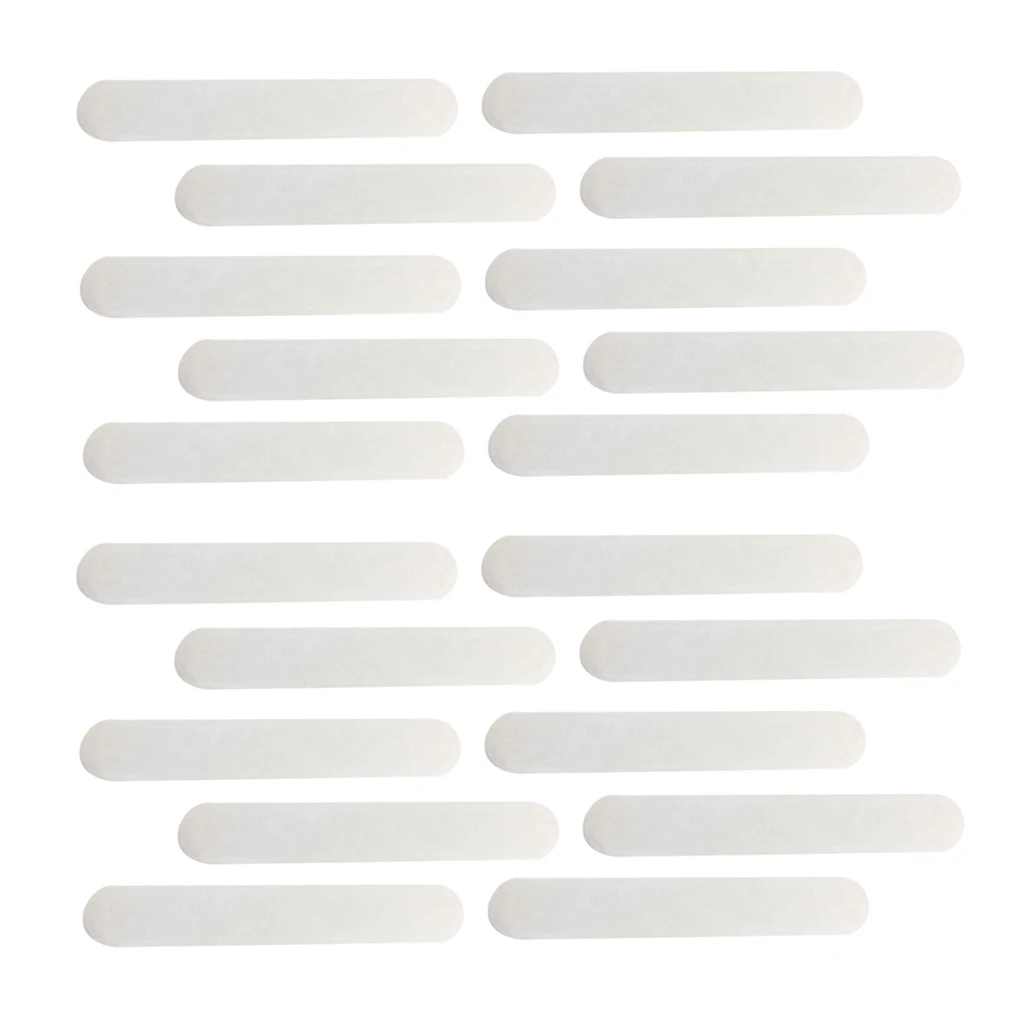 Pack of 20, Golf Hat Liner/Sweat Absorber, Hats Size Reducer Reducing Tape/Caps Saver Sweatband for Women Men, White