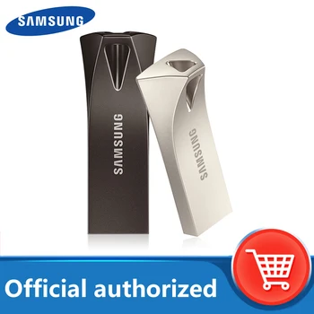 SAMSUNG USB Flash Drive Disk BAR PLUS 32GB 64GB 128GB 256GB USB3.1 pen drive up to 400MB/S  pendrive memory USB flash disk 1