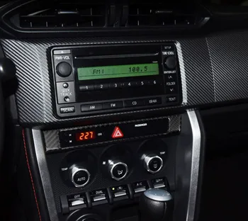

Carbon Fiber Center Control Frame Trim Refit Stickers For Subaru BRZ Toyota 86 2013- Car Styling