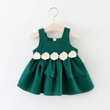 

Kids Baby Flower Girl Princess Sleeveless Patchwork Ruffles Bridesmaid Wedding Party Pageant Tulle Tutu Dress
