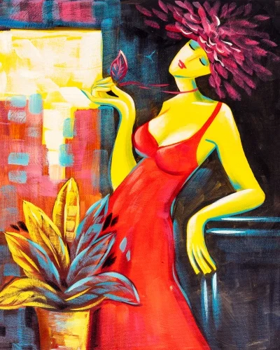 Abstract Girl Figure Picture Canvas Painting Calligraphy Poster And Print Home Decor Picture for Living Room Bedroom Bathroom Abstract Girl Figure Picture Canvas Painting Calligraphy Poster And Print Home Decor Picture for Living Room Bedroom Bathroom