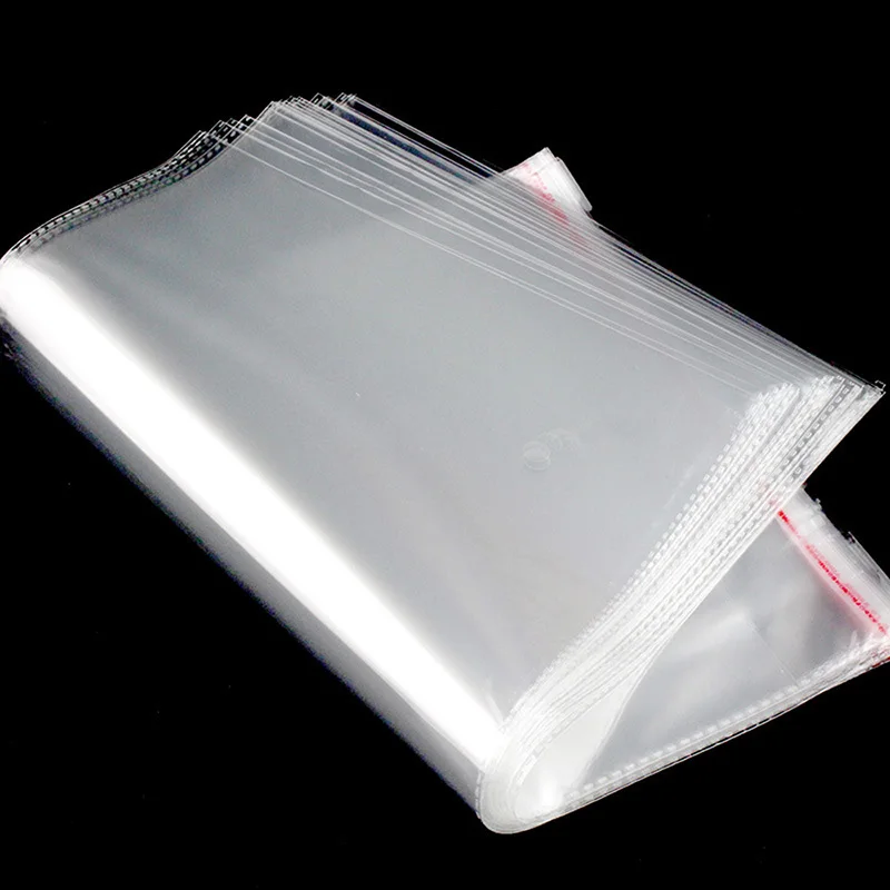 Sacs en Cellophane de 300 Pièces, Petit Sac Alimentaire Auto-Adhésif, Sac  en Plastique Transparent OPP pour Biscuits (7x10cm) 