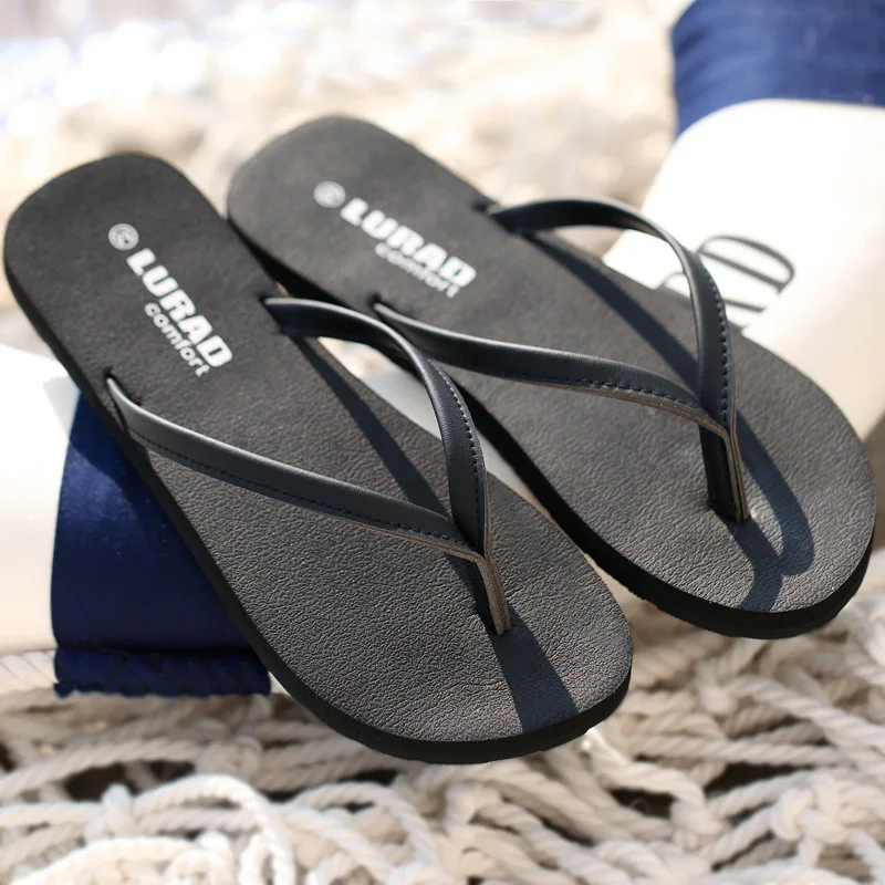

Luladi Women's Simple Flip-flops Summer Flip-flops Flat Beach Slippers Students Anti-slip Waterproof Flip-flops