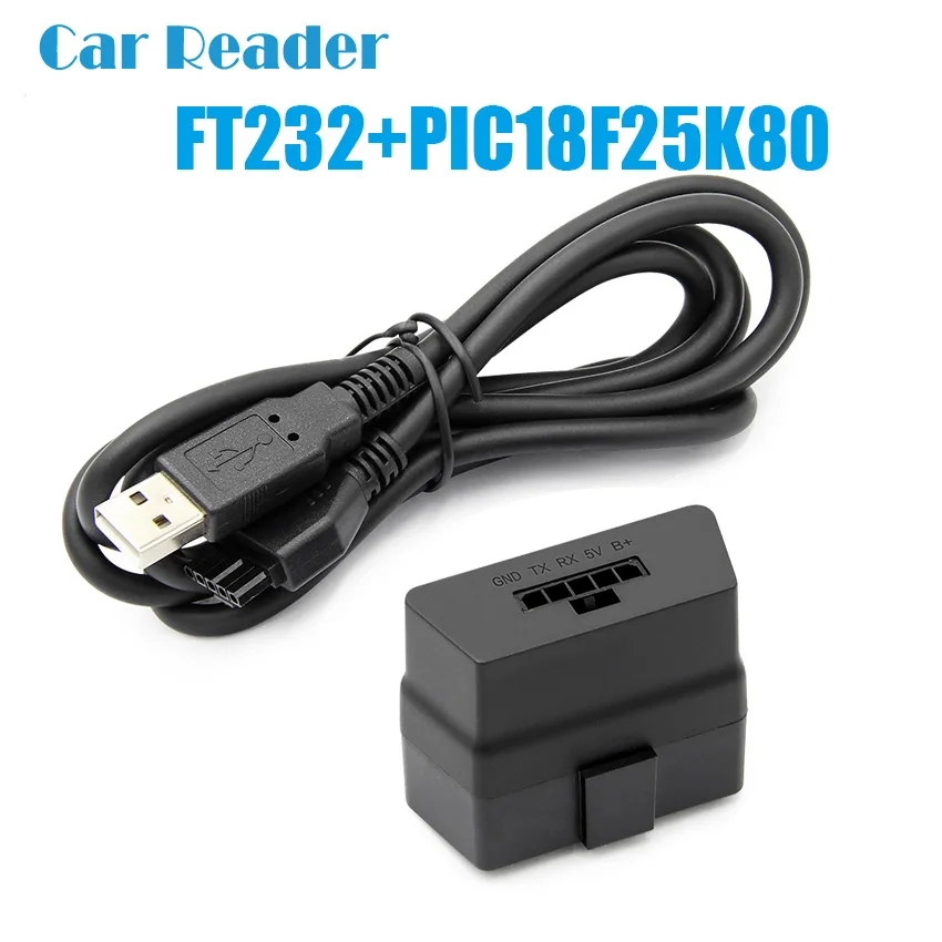 Мини ELM327 V1.5 USB автомобильный считыватель кодов OBDII CAN-BUS сканер с PIC18F25K80+ FT232 IC obd 2 диагностический сканер elm 327