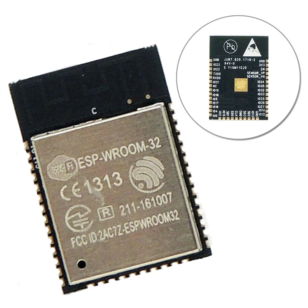 1х ESP-WROOM-32 ESP32 ESP-32 ESP8266 WiFi/WLAN+ модуль Bluetooth двухъядерный 240 МГц
