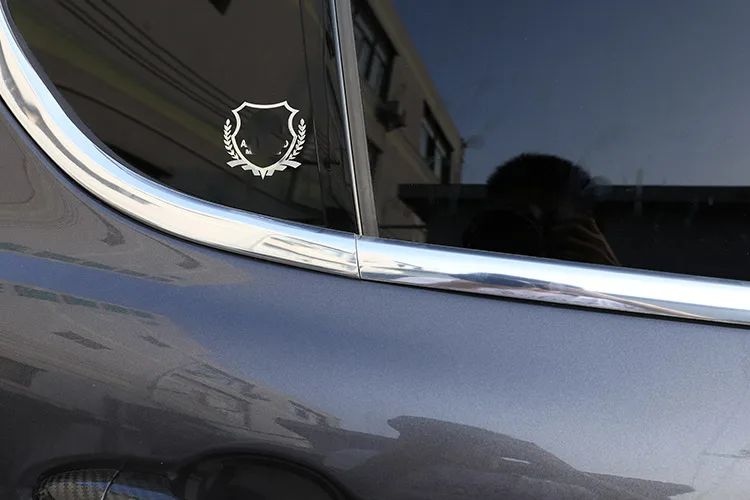 Для Alfa Romeo стельвио Алюминий сплава окна Отделка пайетками
