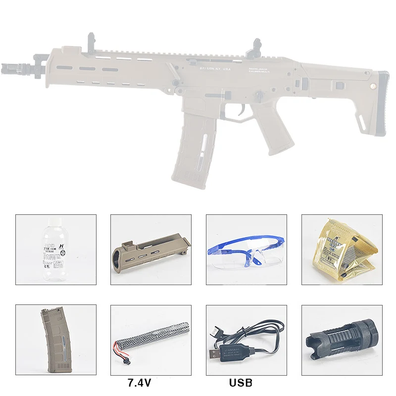 

Jinming 10 generation ACR Gun Toy Gel Ball Blaster Water Bullet For Children Outdoor Play Sports