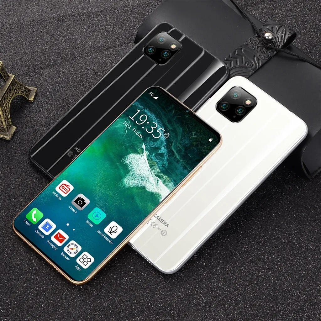 10 ядерный 6,1 дюймовый смартфон Android 9,1 8 ПЗУ 4G Вызов HD камера мобильный телефон профессиональный модный смартфон