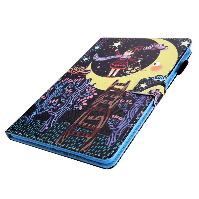 Умный чехол для iPad 10,2, чехол для Apple iPad 7го поколения A2200 A2198 с мультяшным единорогом, чехол с отделением для карт
