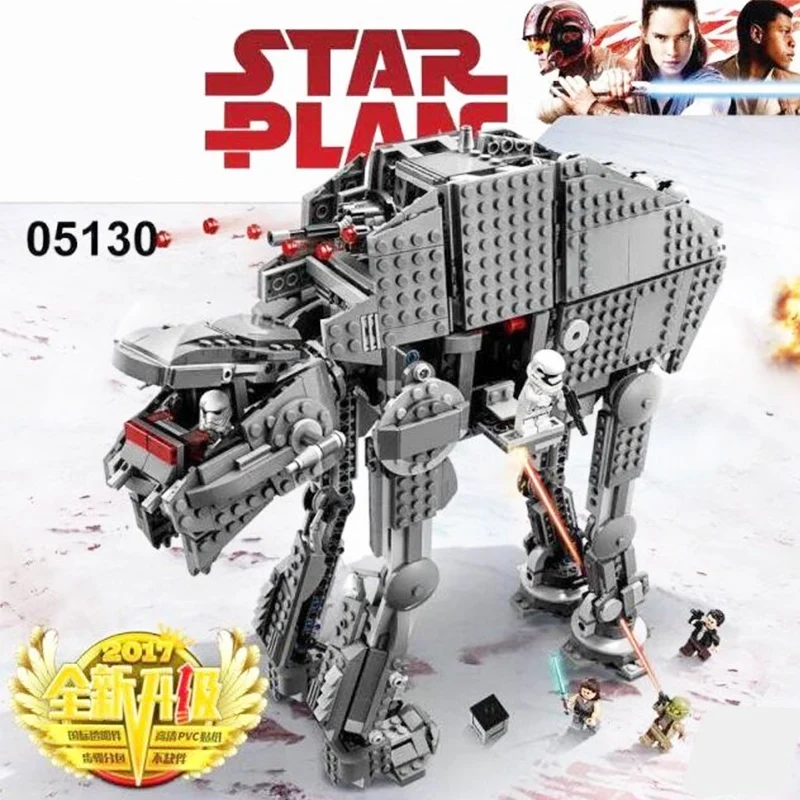 

05130 10908 Star Wars Series First Order Heavy Assault Walker Toys Building Block Bricks Compatible With Legoinglys 75189