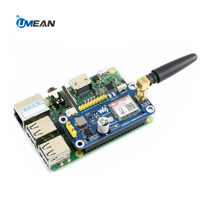 GSM GPRS Bluetooth HAT Shield board sim800c модуль sim-карты поддерживает SMS DTMF HTTP для Raspberry Pi 4 Модель B 2B 3B 3B+ Zero W
