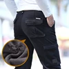Men Winter Thicken Fleece Army Cargo Tactical Pants Overalls Military Cotton Casual Loose Multi-pocket Trousers Warm Pants 29-44 ► Photo 2/6