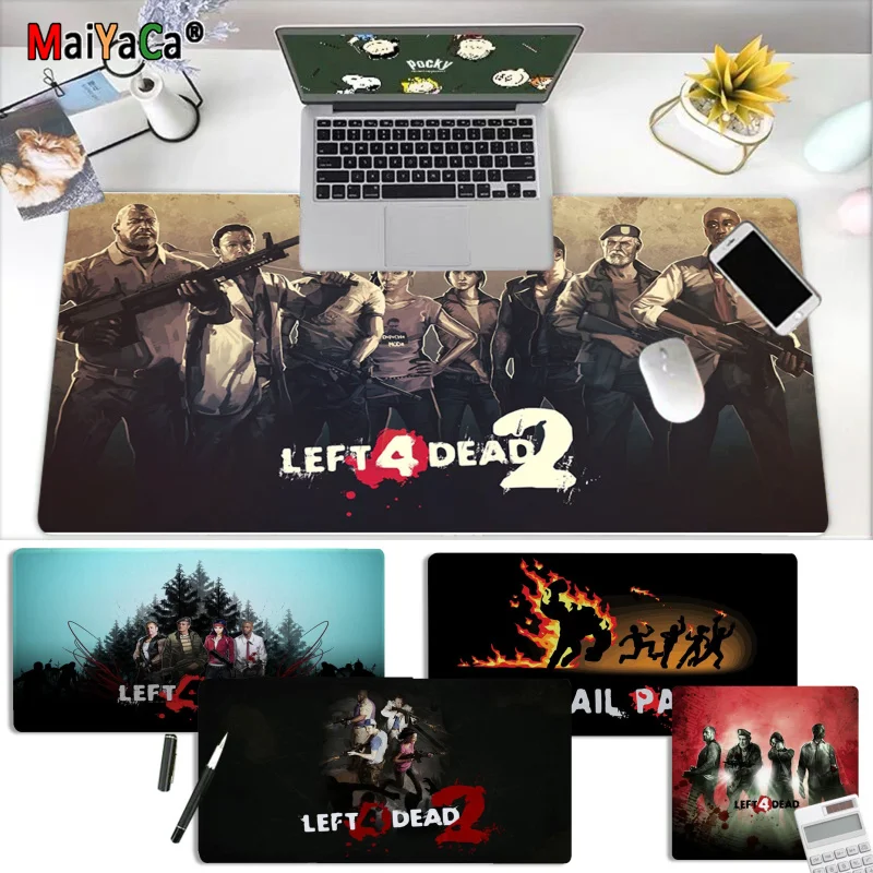 

MaiYaCa Simple Design Left 4 Dead Zombie Beautiful Anime gamer play mats Mousepad Rubber PC Computer Gaming mousepad