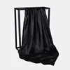 Foulard Hijab en Satin de Couleur Unie pour Femme, Châle Carré de 90cm pour Cheveux