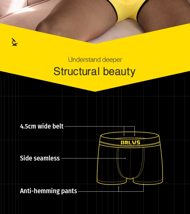 ORLVS Брендовое Мужское нижнее белье мужские боксеры cueca tanga дышащие Ropa Interior Hombre мужские боксеры шорты быстросохнущая сетка calzoncillo мужские