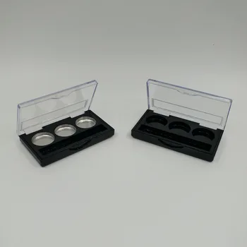 

Empty 3 colors Eyeshadow case DIY lip gloss Box Make up Pallete Refillable Container 50pcs