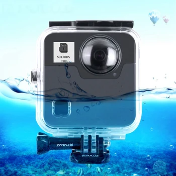 

PULUZ 45M Underwater Waterproof Shockproof Housing Diving Case Cover for GoPro Fusion, with Buckle Basic Mount and Screw