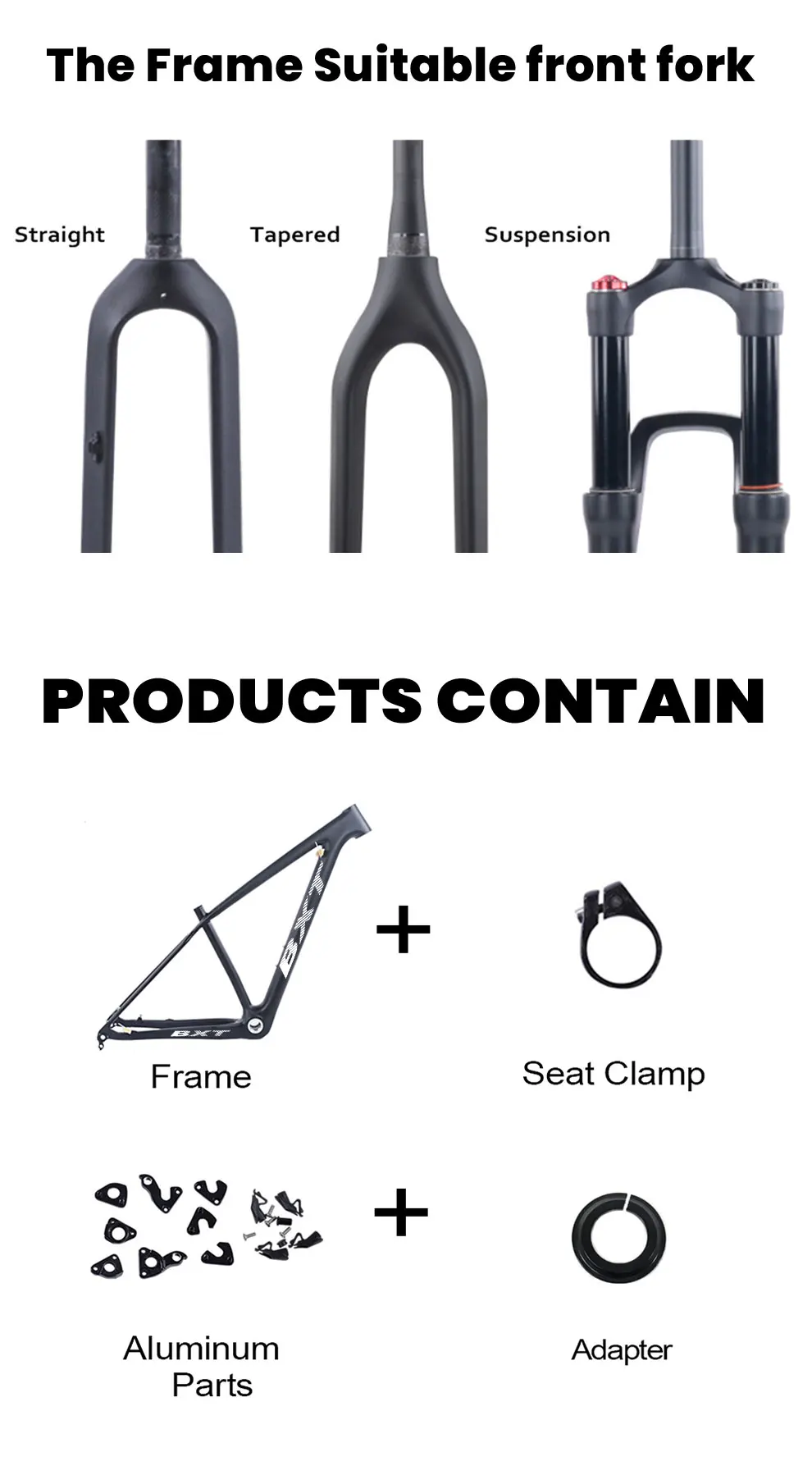 148*12mm MTB Carbon Bicycle Frame Mountainotes LCC Outdoors and Fitness