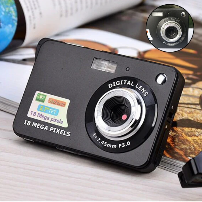 2,7 дюймов цифровая камера TFT HD экран 18.0MP CMOS 3.0MP видео рекордер видеокамеры OUJ99