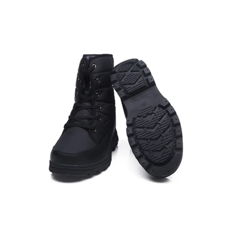 Winter Large Size Men Boots Antiskid Bottom Mens High Tube Boots High Quality Comfortable Male Fashion Breathable Casual Shoes
