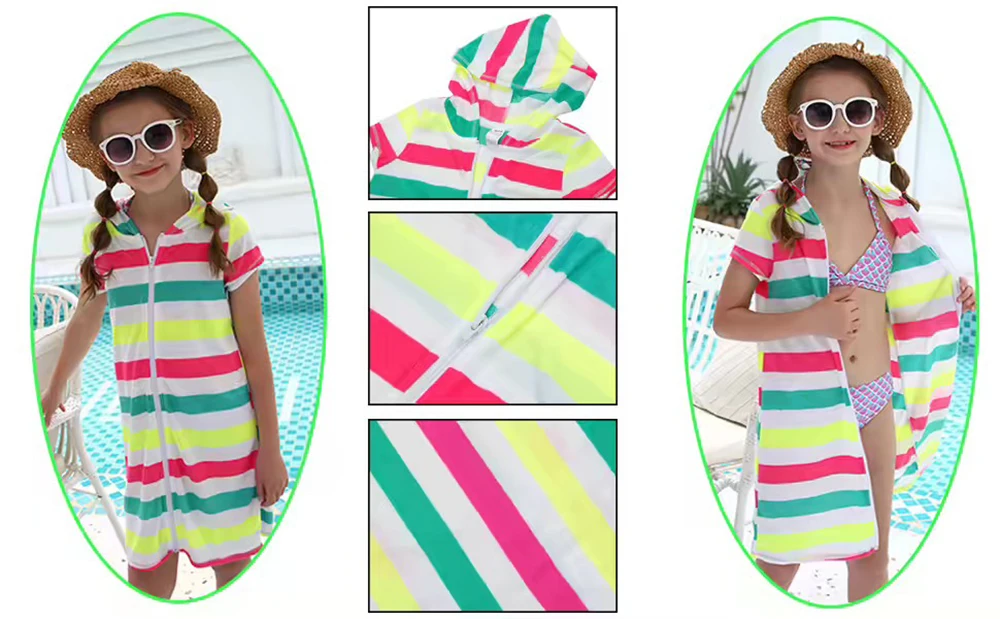 zipper swim cover up