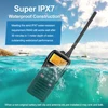 Retevis RM40 VHF Marine Radio IPX7 Waterproof Two Way Radio Communicator GPS DSC MOB Float Alarm Walkie Talkie LCD 5W Marine HT 2