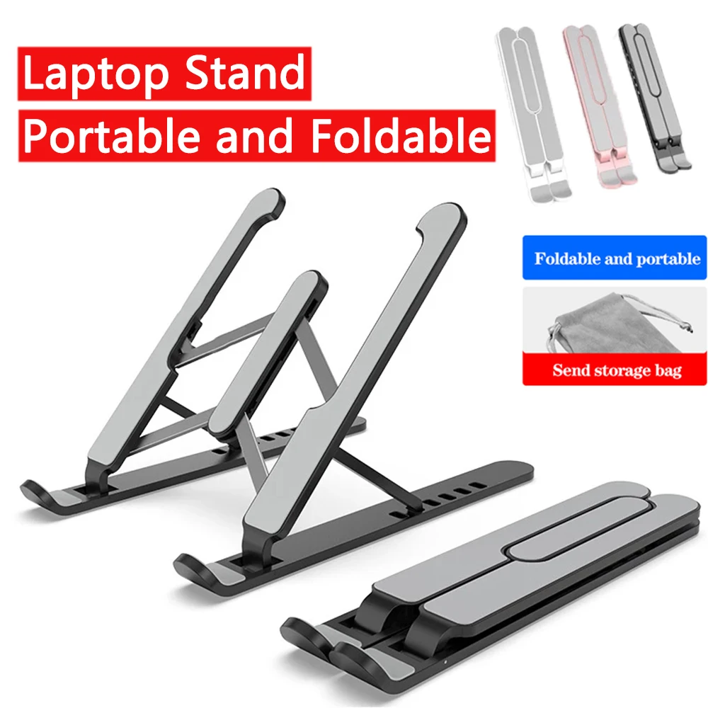 Foldable Portable Suspended Heat Dissipation Bracket N \ A Laptop Stand Ergonomic Desktop Heightening Silicone Non-Slip Bracket Foldable Portable Suspended Heat Dissipation Bracket N \ A Laptop Stand Ergonomic Desktop Heightening Silicone Non-Slip Bracket