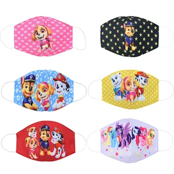 

2020 Kids Cotton puppy Masks Cartoon Print Boys Girls Dustproof Earloop Anti-dust Anti-Pollution Face Mouth Mask