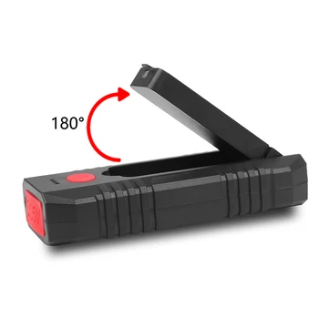 

Multifunctional USB Rechargeable LED Work Light Lamp Magnetic With Hook USB Rechargeable Inspection Lamp